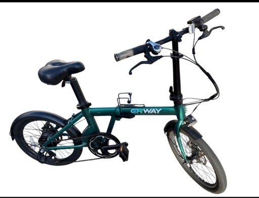 ENDRAGWAY ERWAY-A01 電動アシスト自転車 折りたたみ 20インチ 6.4Ah 変速7段 ディスクブレーキ