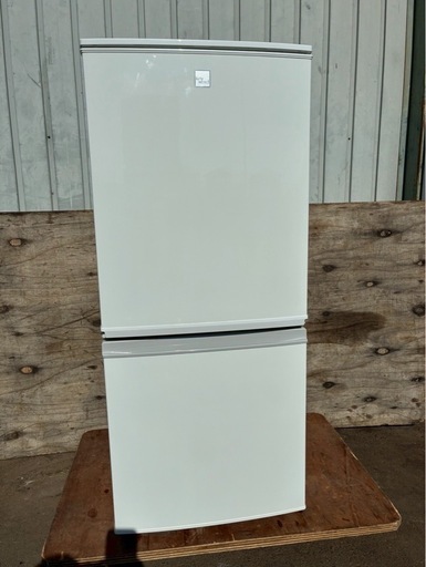美品 ☆SHARP 冷凍冷蔵庫【SJ-14E5-KW】 【公式通販】