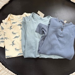 80  ロンパース 薄手