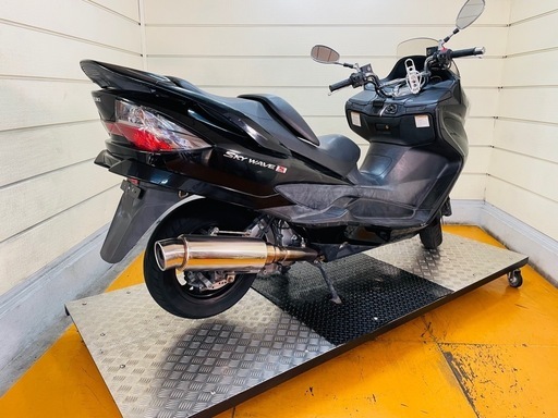 48956km  スカイウェイブ  CJ46A ビッグスクーター★ 始動動画あり ☆スカイウェイブ250 S☆CJ46A☆メチャ綺麗！外装良好☆機関快調