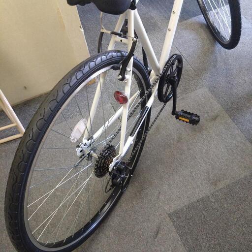 新車 札幌引取限定 クロスバイク カプリース ホワイト 在庫処分！早い