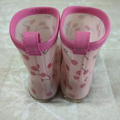長靴　レインシューズ　20cm　女の子向けの画像