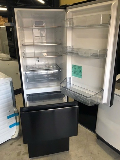 NO B139★格安特価★福岡市内配送設置無料★冷蔵庫 チャコールブラック JR-CV34A-K [335L /3ドア /右開きタイプ] 2022年 NO B139 🌈福岡市内配送設置無料✨🌈冷蔵庫 チャコールブラック JR