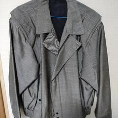 CIMUKA グレー ダブルブレストジャケット Mサイズ