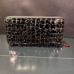 Christian Louboutin ブラック長財布の画像