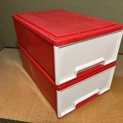 衣装ケース(赤)2個【商談中】
