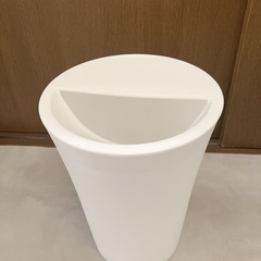 7.3L ごみ箱 丸型 ホワイト カクス KAKUS