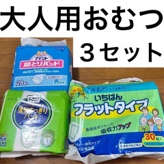 未使用 開封済み　大人用おむつ　アテント　エルモアいちばん　テー...