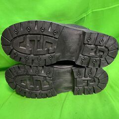 ノーブランドメンズブーツ 25.5cm ライダー ハイカット ワークブーツ シューズ 靴　の画像
