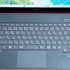 富士通 レッド Corei5 8GB SSD 500GB タッチパネル オフィス Windows11