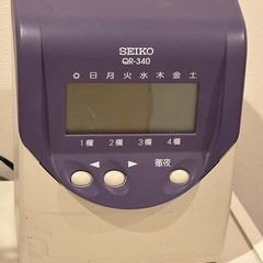 タイムカードリコーダー SEIKO QR-340 デジタル表示 (BBA) 布施