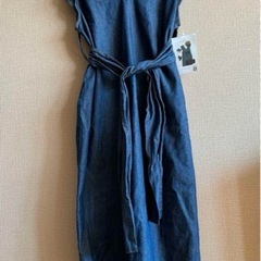 新品♡デニムワンピースMの画像