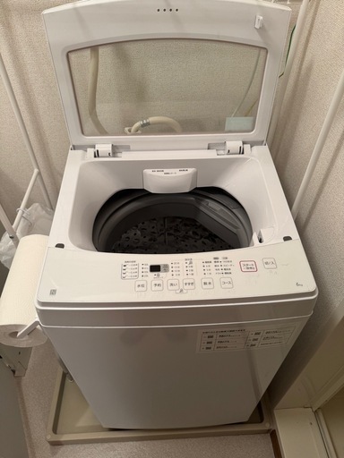 ニトリ 洗濯機 6kg (a) 堺の生活家電《洗濯機》の中古あげます ニトリ 洗濯機 6kg (a) 堺の生活家電《洗濯機》の中古あげます