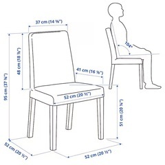 IKEAダイニングチェア椅子2脚セットBERGMUND ベリムンド チェア IKEAダイニングチェア椅子2脚セットBERGMUND ベリムンド チェア