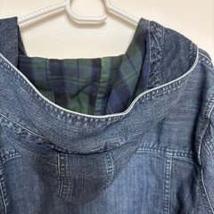 EASTGOEASTフード付きGジャンの画像
