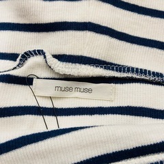 カットソー♡muse muse♡ノースリーブ♡ボーダーの画像