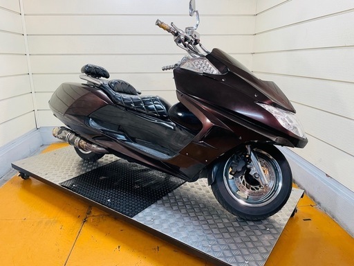 ★お支払総額7.8万円★ ヤマハ マグザム SG17J カスタム多数♪ 社外マフラー！ リアサス！ヘッドライト！ カスタムビッグスクーターお探しの方に♪ 通勤通学に！ 関東圏内即日配送可能です！ 最終値下げ！ヤマハ マグザム ライトカスタム ビッグスクーター ☆お