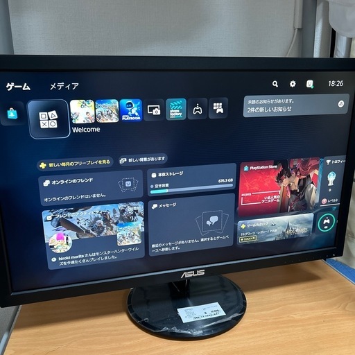 ASUS  24インチモニター