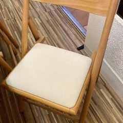 木製　折りたたみ　椅子