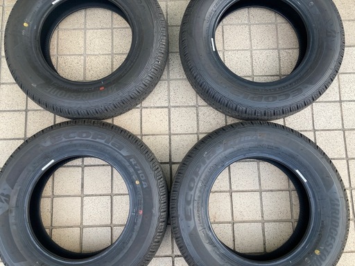 145/80/12 エブリイ新車外し ノーマルタイヤ スチールホイール 145/80