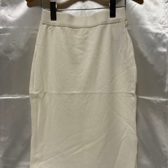 ニット♡スカート♡ muse muse♡白♡タイトの画像