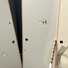 無料　襖　新品障子付きの画像