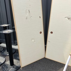 無料　襖　新品障子付きの画像