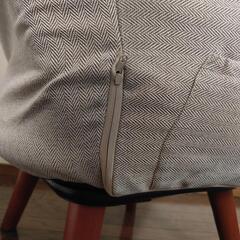 回転式ハイバックルームチェア ニルス（ドウシシャ）の画像