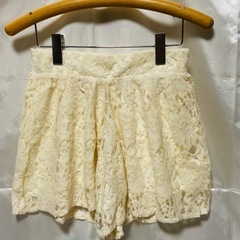 キュロット♡レース♡オフホワイト