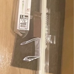 カーテンレール つっぱり カーテンレール 伸縮 つっぱり式 カーテンレール 伸縮レール セット 穴あけ不要 取付簡単1.1〜1.5mの画像