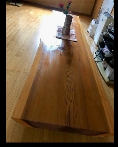 一枚板ローテーブル