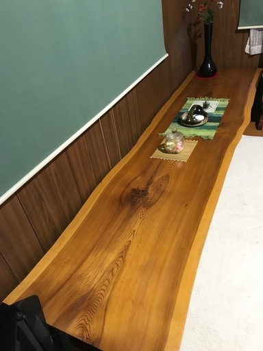 一枚板ローテーブル