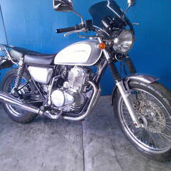 HONDA CB400SS-E 銀 車検予備検対応車 エンジン始...