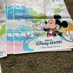 未使用の東京ディズニーリゾート・ディズニーシーお土産袋 ショッパー3種12枚の画像