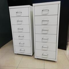 IKEA キャスター付6段引出しキャビネット HELMER 