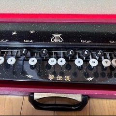大正琴　琴伝流　千鳥　ケース　ピック　付き　お琴　和楽器　練習　音楽　バンドの画像