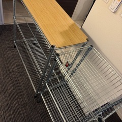 IKEA OMAR シェルフ　ユニット+バスケット 