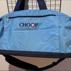 CHOOP ボストンバッグ　キャリーケース 大きい　大容量 可愛い 青　カバン　鞄　旅行用　修学旅行の画像