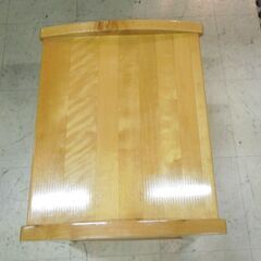 多目的スツール 木製イス ミニテーブル 花台 幅51cm 奥行41cm 高さ44.5cm 札幌市東区 新道東店の画像