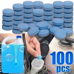 1個で4リットル分作れます。　ウィンドウォッシャー液の錠剤の画像