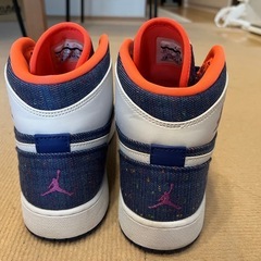 希少❗️ NIKE ナイキ Air Jordan 1 GS Retro High GG Royal Blue White Purple の画像