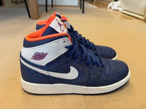希少❗️ NIKE ナイキ Air Jordan 1 GS Retro High GG  Blue White Purple