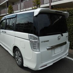 込プライス３１万３千円 スパーダＺインターナビセレクション８人(RK5後期) 修復無し １オーナー クルコン 後席フリップダウンモニター パール 本車検２年受渡し 機関良好の画像