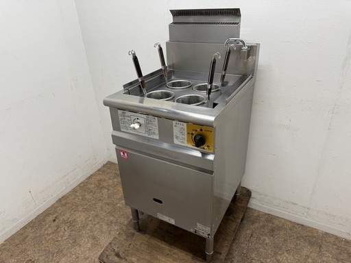 コメットカトウ　業務用　ゆで機　４テポ　角槽　都市ガス　厨房　飲食店　CMR2-4