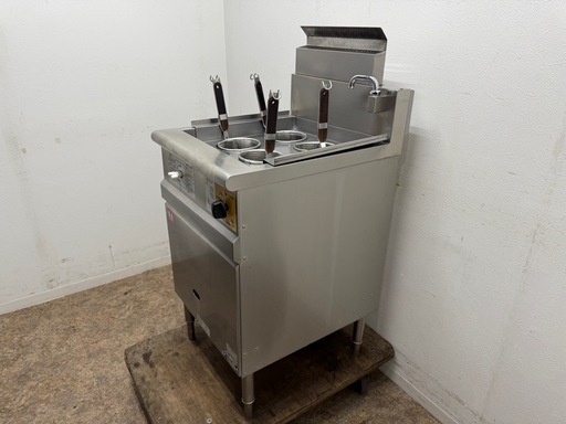 コメットカトウ　業務用　ゆで機　４テポ　角槽　都市ガス　厨房　飲食店　CMR2-4