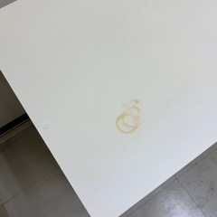 スリムデスク白の画像