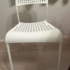 【取引中】IKEA　ADDE アッデ チェア, ホワイト