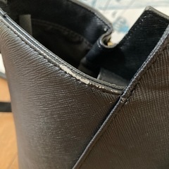 大きめのショルダーバッグ★黒の画像