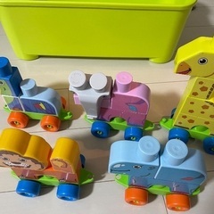 乳幼児用ブロック Ecoiffier Abrick Maxi Animal Trainの画像