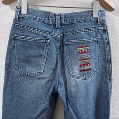 ジャンマルコベンチューリ GMV ジーパン　ジーンズ　デニム　パンツ　長ズボン　刺繍　メンズ　イタリア　古着　春服　夏服の画像